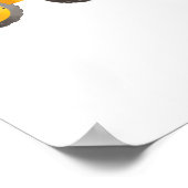 チルドレンズカワイイ建築誕生日 ポスター (角)