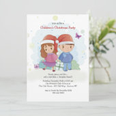 チルドレンズクリスマスパーティの招待状 招待状