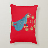 チルドレンズサーカステーマ子供部屋 アクセントクッション (裏面(縦))