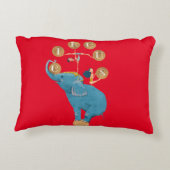 チルドレンズサーカステーマ子供部屋 アクセントクッション (裏面)