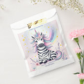 チルドレンズゼブラユニコーンレインボーバースデーパーティー フェイバーバッグ (封をした状態)