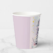 チルドレンズゼブラユニコーンレインボーバースデーパーティー 紙コップ (右)