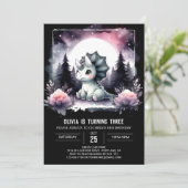 チルドレンモダントリケラトプス誕生日 招待状 (スタンド正面)