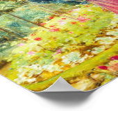 チルド・ハサムによるバラを庭で切る女性 ポスター (角)