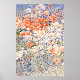 チルド・ハサムによる島の庭園。 ポスター