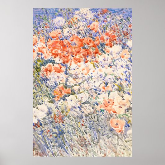 チルド・ハサムによる島の庭園。 ポスター (正面)