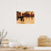 チルド・ハサム – 日々の夕暮れのボストン ポスター (キッチン)