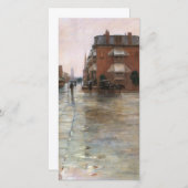 チルド・ハッサム – ボストン・レイニー・デイ シーズンカード (正面/裏面)