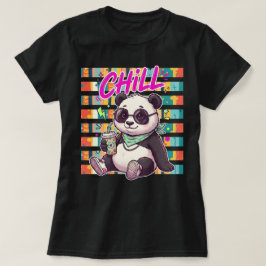 チルパンダベアサングラスサマグラフィックTシャツ Tシャツ