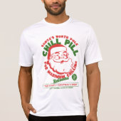 チルピルクリスマスシャツおもしろい、ナースティー Tシャツ (正面)