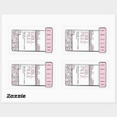 チルピールシール 長方形シール (シート)