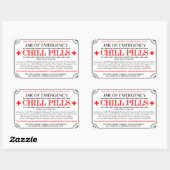 チルピールラベル 長方形シール (シート)