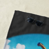 チルフルーツ – アボカド ビーチタオル (インサイチュ)