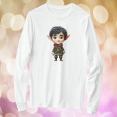 チルボーイクリスマス小妖精や小人ウィメンズティー Tシャツ