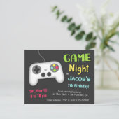 チルボーイズ ビデオゲームの夜 誕生日パーティー 招待状 (スタンド正面)