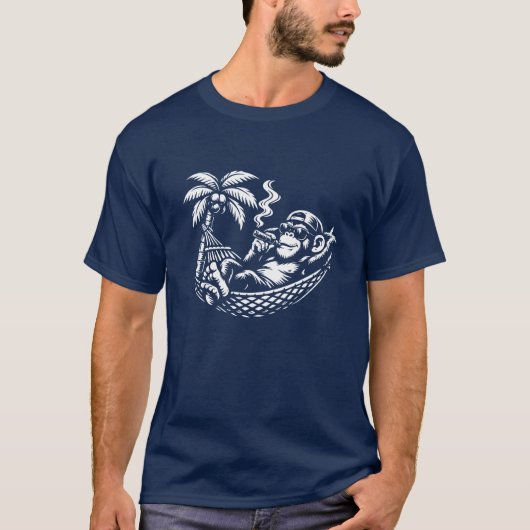 チルモンキーハンモックシガー Tシャツ (正面)