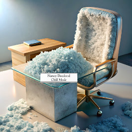 チルモード白おもしろい色 デスクネームプレート