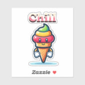 チルレインボーシャーベット シール (シート)