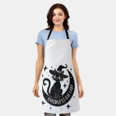 チルレスキャットレディーハリスウォルズハロウィンパステル エプロン (着用した状態)
