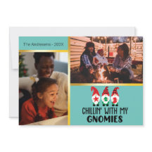 チルン・ウィズ・ノームズ クリスマス フォト テンプレート バリュー