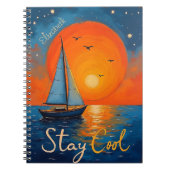 チル感動的と ノートブック (正面)