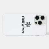 チル ウィンター iPhone ケース (裏面横)