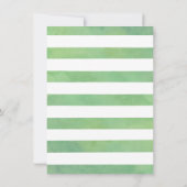 チル·グリーン·ポッシクル·サクールマー·バースデー·パーティー 招待状 (裏面)