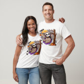 チル スリルズ ハロウィン ナマケモノ オーバーサイズ Tシャツ (ユニセックス)