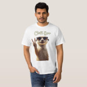 チル・ブロ スローホーディー 面白いデザイン Tシャツ (正面フル)