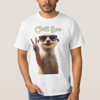 チル・ブロ スローホーディー 面白いデザイン Tシャツ