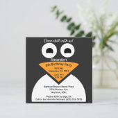 チル·ペンギンの子どもの誕生日パーティー 招待状 (スタンド正面)