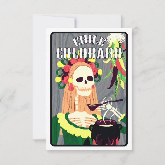 チレ・コロラド（かっこいい計画） 招待状 (正面)