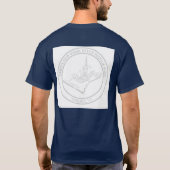 チロのニューヨークのスタイルのピザ及び潜水艦 Tシャツ (裏面)