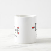 チロシンのアミノ酸のマグ コーヒーマグカップ (中央)