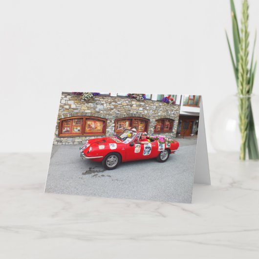 チロルのゼーフェルトでスポーツカー シーズンカード (正面)