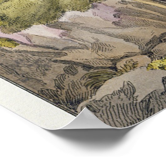 チロルのテシーノ渓谷の農夫で、coから ポスター (角)