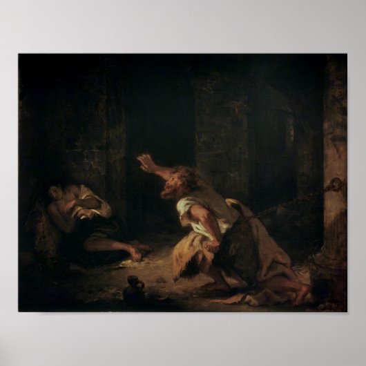 チロンの囚人， 1834 ポスター (正面)