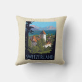 チロン城 | スイス クッション (裏面)