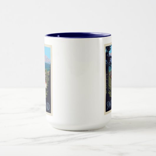 チロン城 | スイス マグカップ (中央)