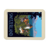 チロン城 | スイス マグネット (横)