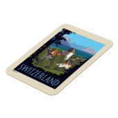 チロン城 | スイス マグネット (左側)