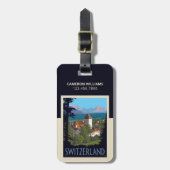 チロン城 | スイス ラゲッジタグ (正面縦)