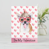 チワおもしろいワI Woof You Dog Valentine's Day シーズンカード (スタンド正面)