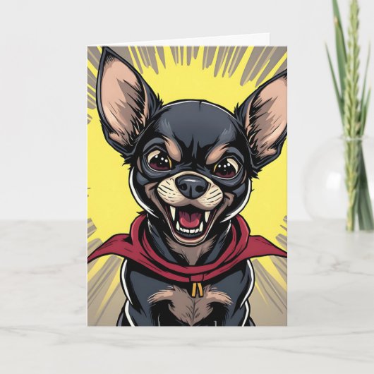 チワおもしろい熱狂するワ | 世界は消え熱狂するた カード (正面)