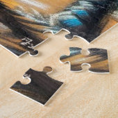 チワお洒落ホアドッグオンバケーションパームツリーズ ジグソーパズル (側面)