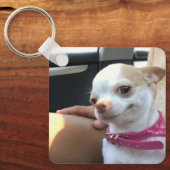 チワかわいらしホアドッグミーム両面キーチェーン キーホルダー (正面)