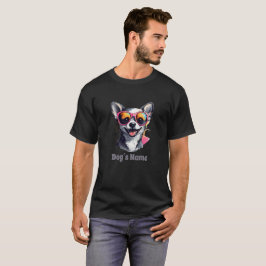 チワクールワ犬とサングラス Tシャツ
