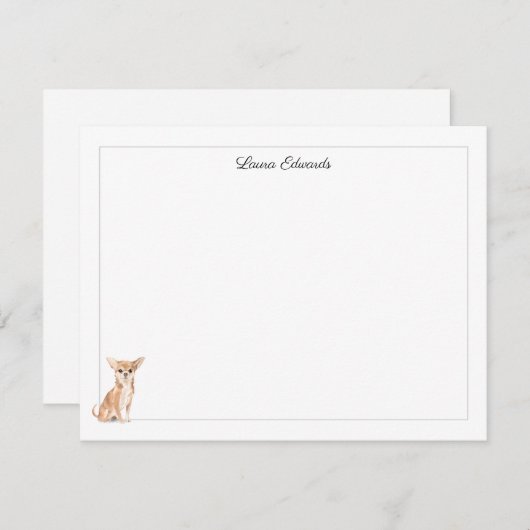 チワグレイ文縁ど房具 ノートカード (正面/裏面)