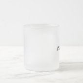 チワハスが大好き フロストグラスマグカップ (中央)