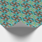 チワハスカバナスカクテルアールデコファン ラッピングペーパー (角)